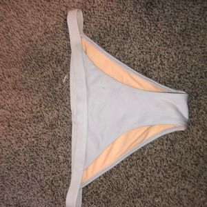 Pale blue bikini bottoms